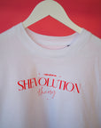 Shevolution Theory Oversized T-shirt Made in Empowr Studio - Empowr White / S