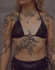 Boomb!tches x EMPOWR Faux-Leather Bikini Top