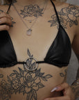 Boomb!tches x EMPOWR Faux-Leather Bikini Top