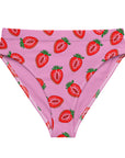 Vulva Strawberries High-waisted Bikini Bottom