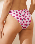 Vulva Rasberry V-shape Bikini Bottom - Empowr 2XS