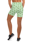 Vulva Kiwi Yoga Shorts - Empowr XS