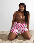 Vulva Rasberry Yoga Shorts - Empowr XS