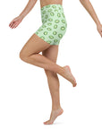 Vulva Kiwi Yoga Shorts - Empowr XS