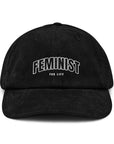Feminist For Life Corduroy Hat - Empowr Black