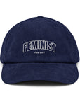 Feminist For Life Corduroy Hat - Empowr Oxford Navy
