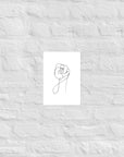 Feminist Fist Fineline Art Poster - Empowr 21×30 cm