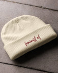 Feminist Af Beanie - Empowr Ecru