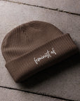 Feminist Af Beanie - Empowr Walnut
