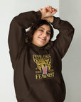 Fearless Feminist Hoodie - Empowr Dark Chocolate / S