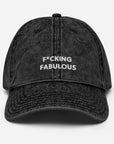 F*cking Fabulous Vintage Cap - Empowr Black