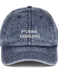 F*cking Fabulous Vintage Cap - Empowr Black