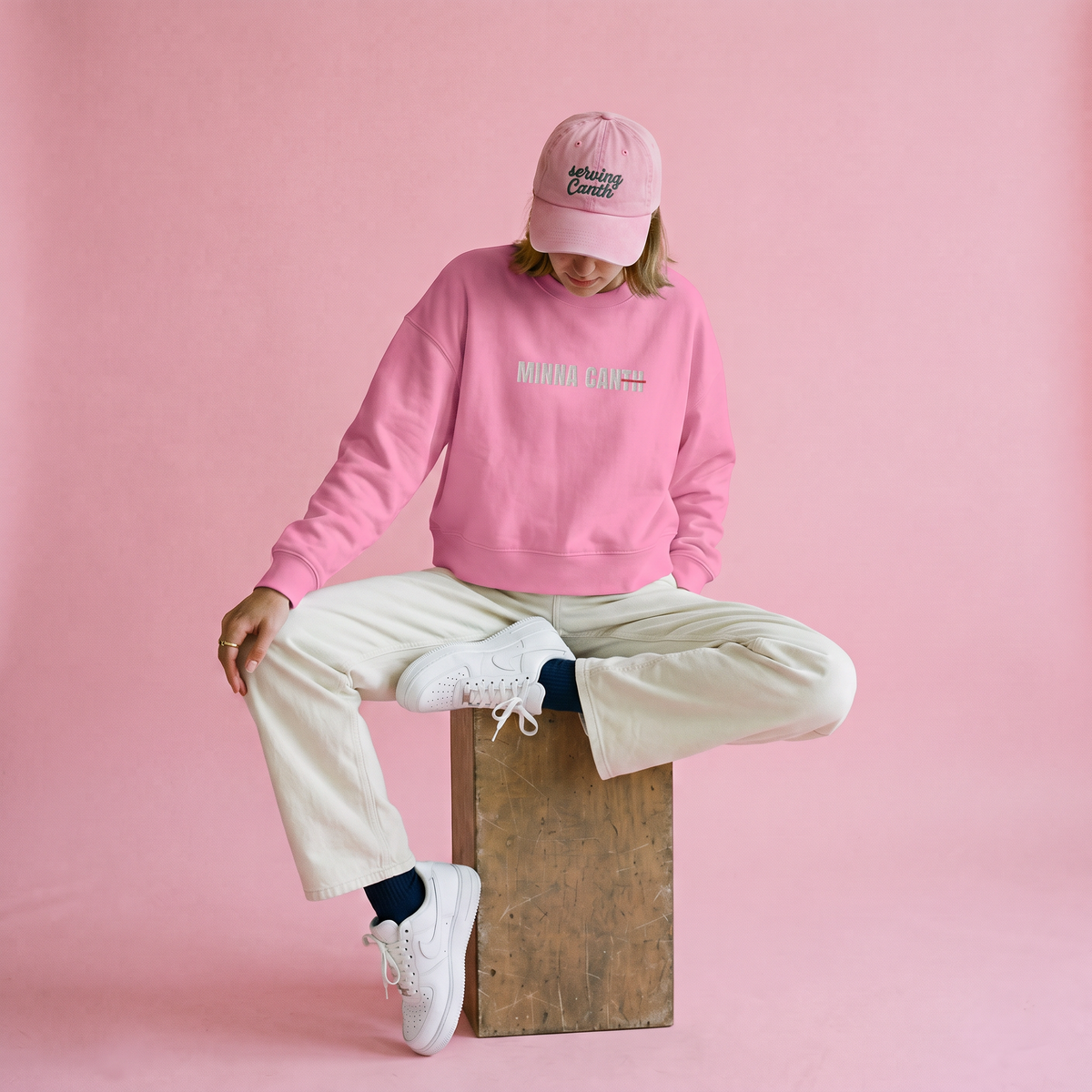 Minna Can Lyhyt College - Empowr Bubble Pink / S