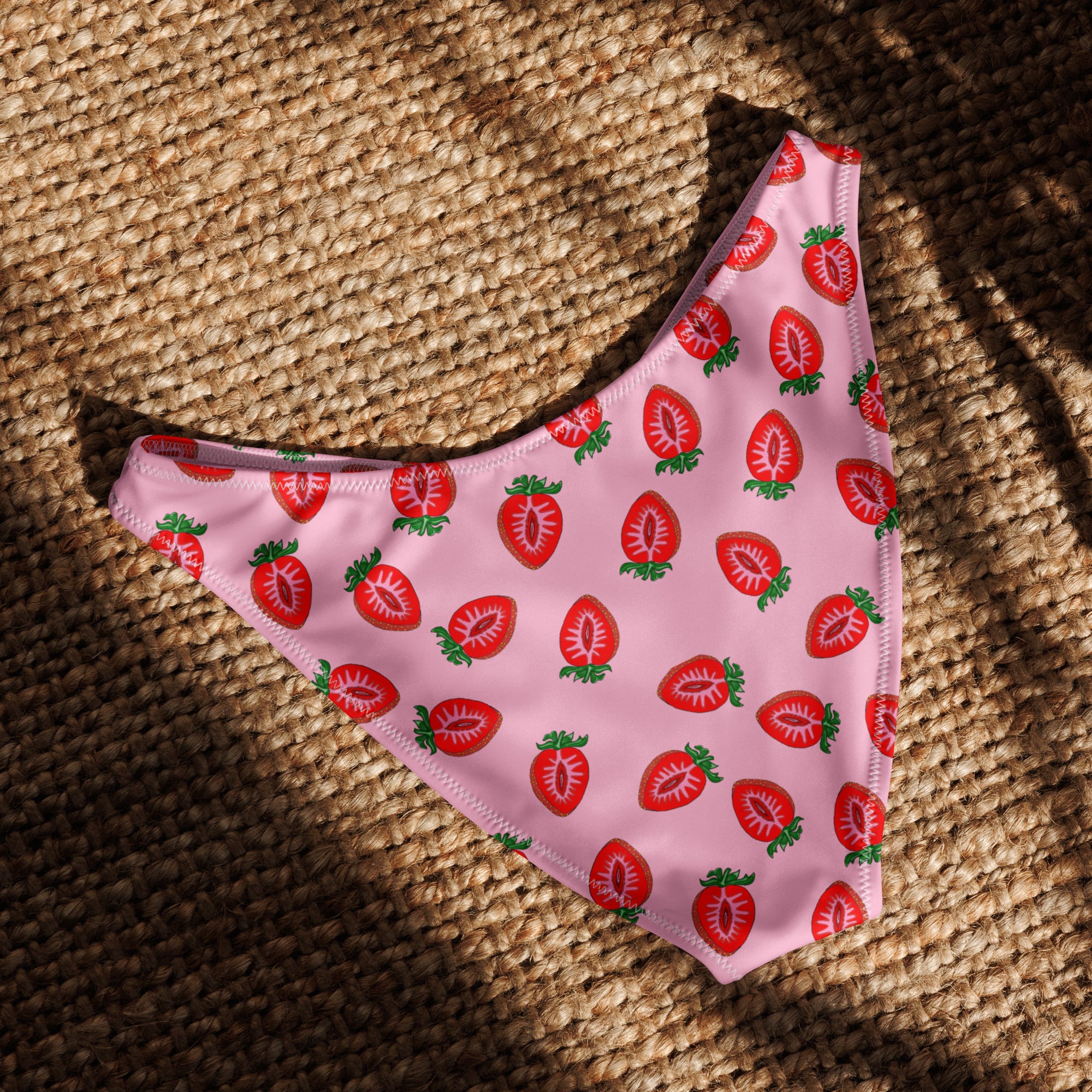 Strawberry Vulva V-shape Bikini Bottom - Empowr 2XS