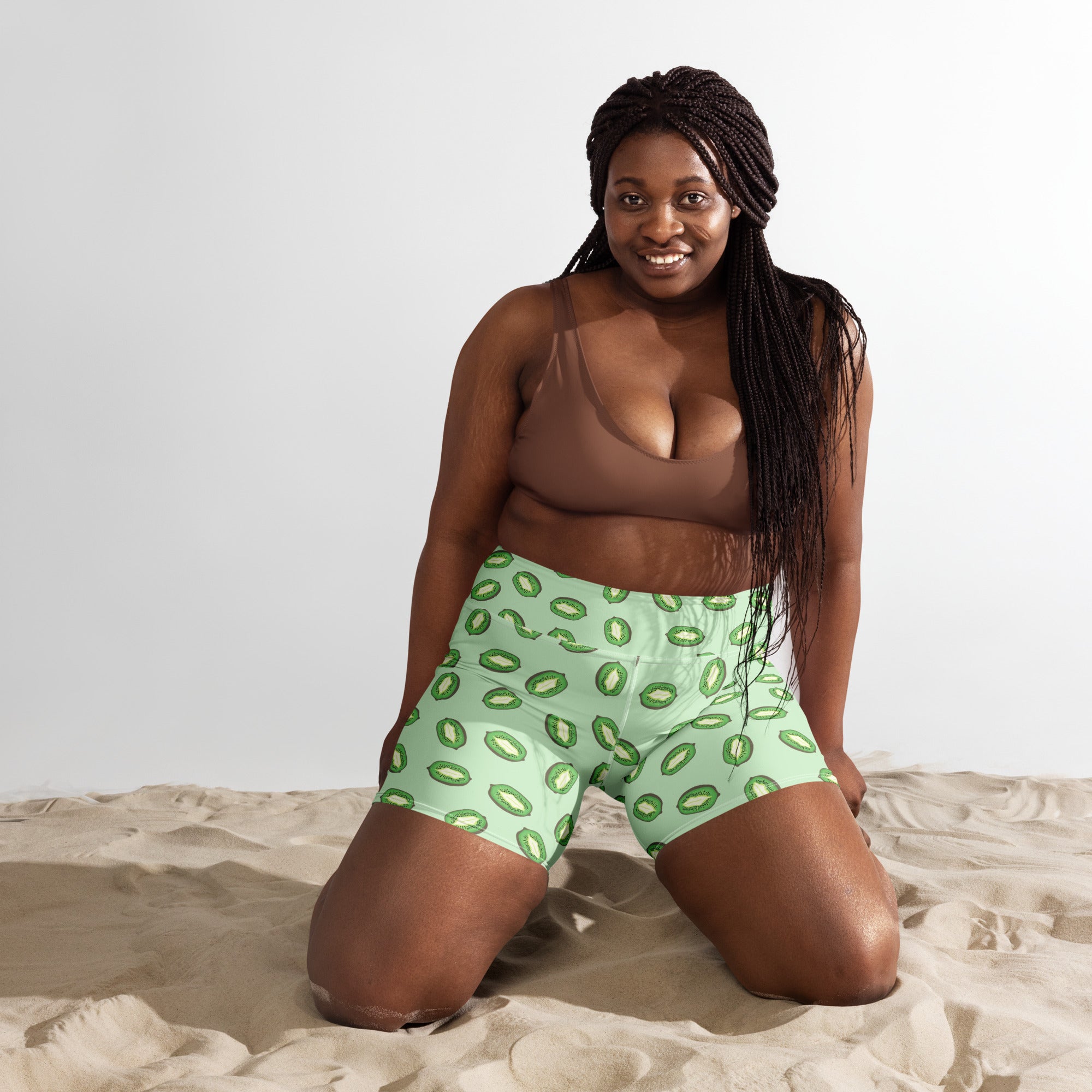 Vulva Kiwi Yoga Shorts – Empowr