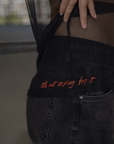 Still Not Asking For It Mesh Top - Limited Edition Statement
