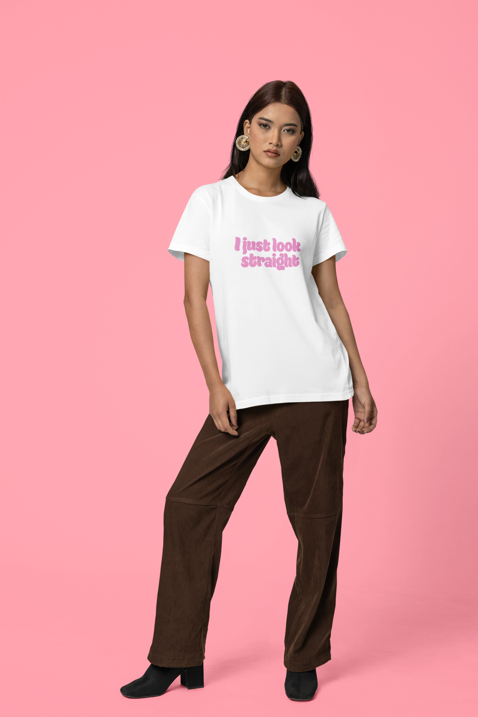I Just Look Straight T-shirt