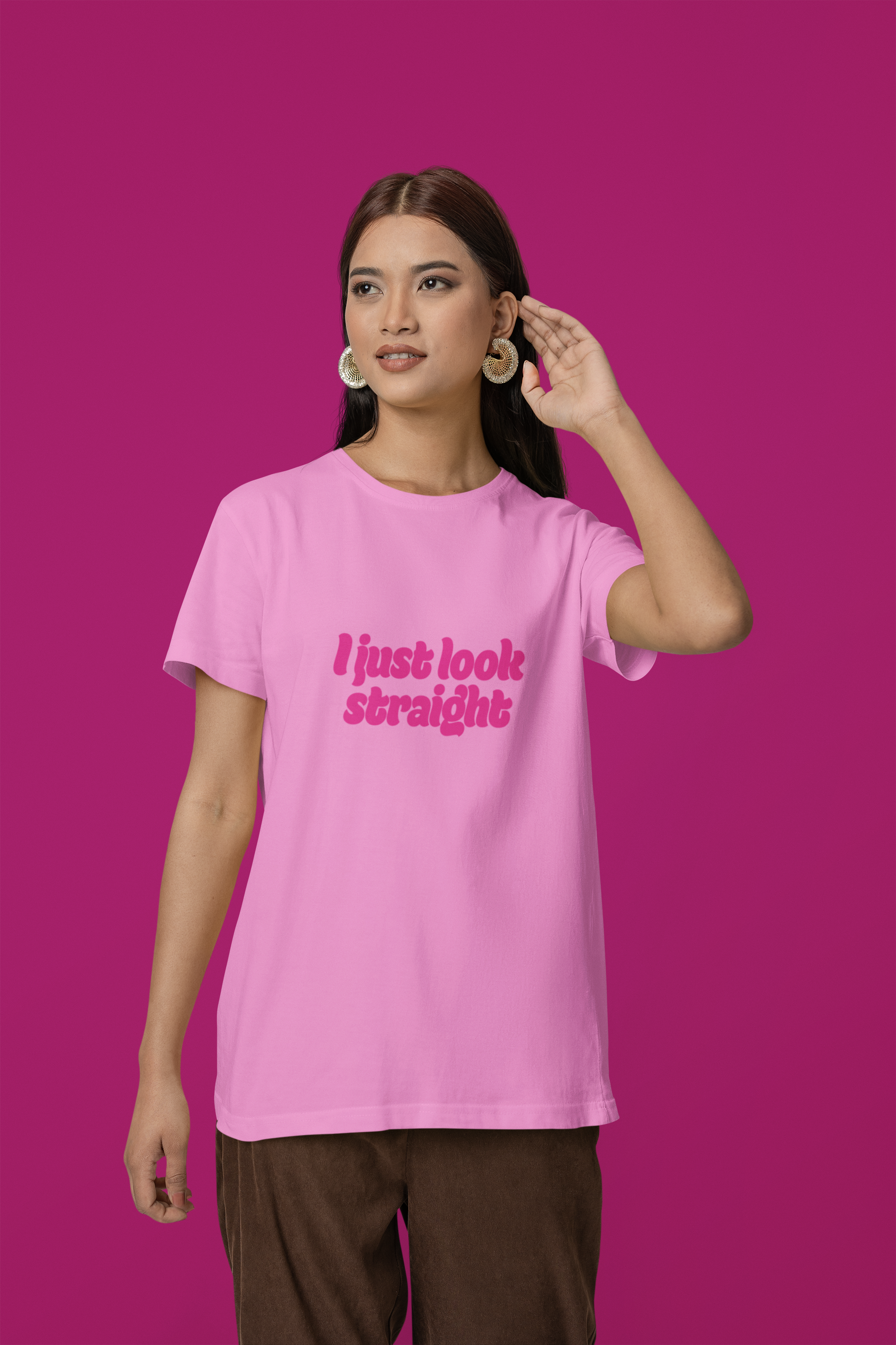 I Just Look Straight T-shirt