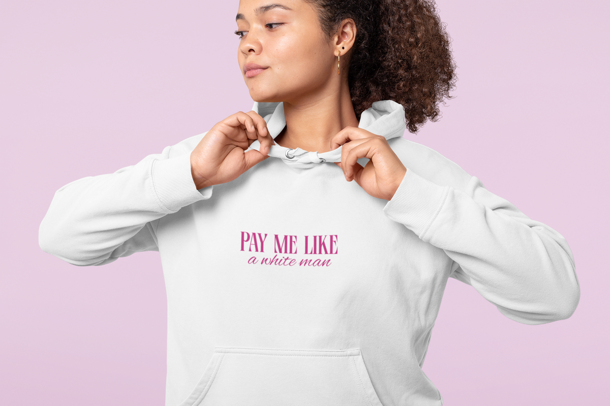 Pay Me Like a White Man Lyhyt Huppari - Empowr White / S