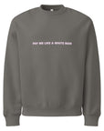 Pay Me Like A White Man Oversized College - Empowr Asphalt / S